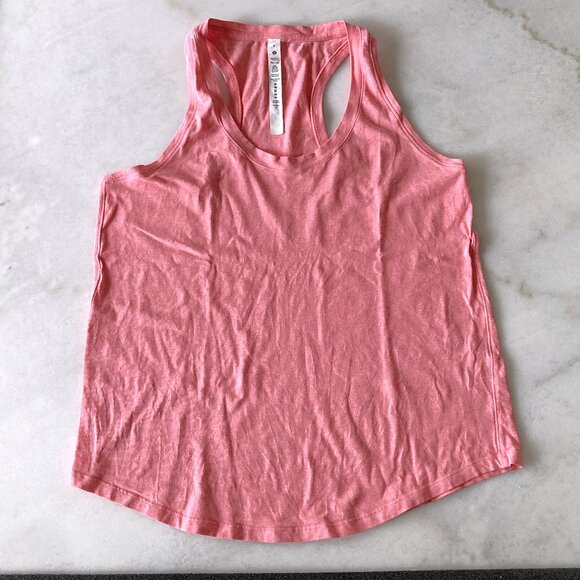 Lululemon Love Tank II racerback tank top / shirt, sleeveless (size 8) pink - Picture 3 of 5